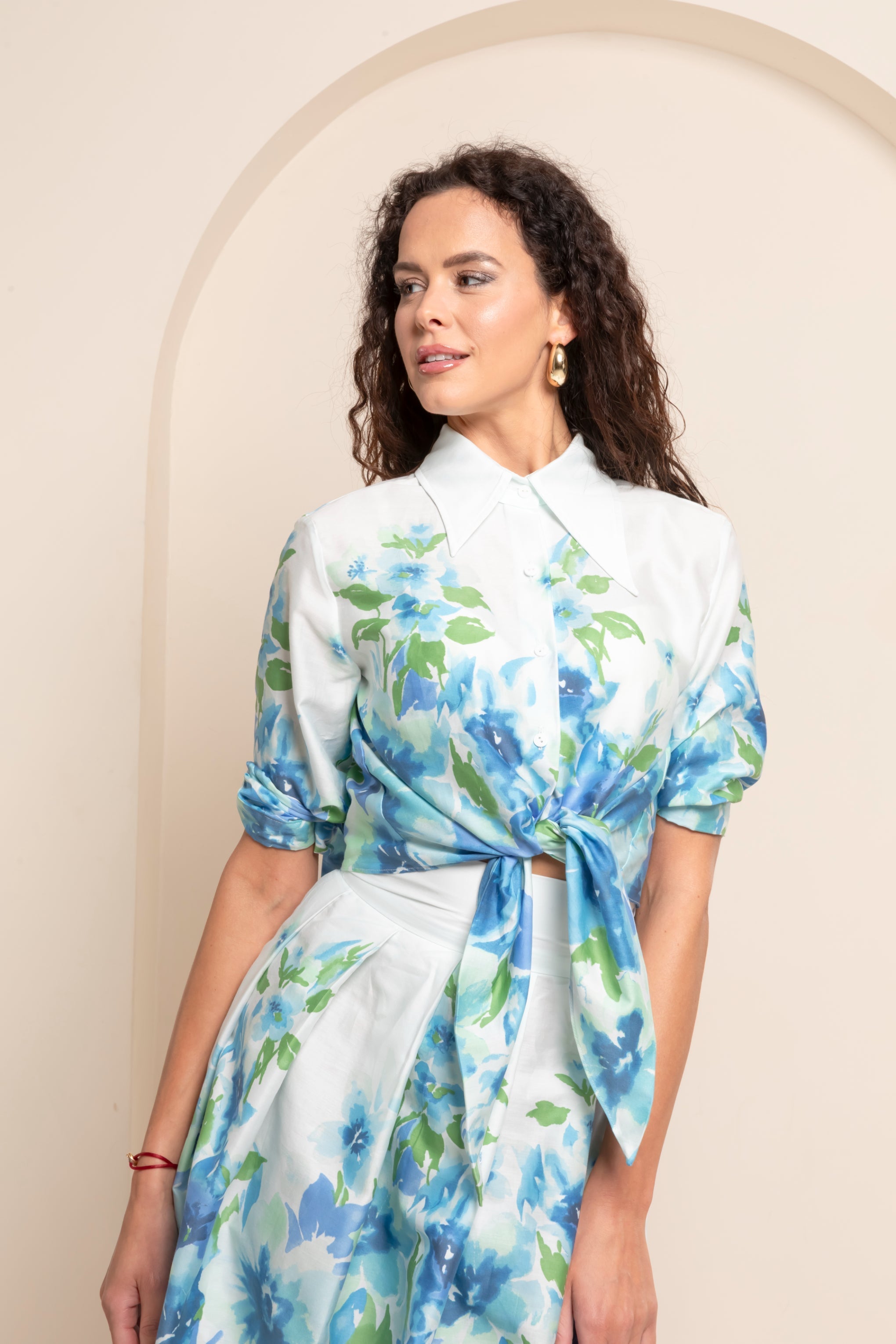 FIORELLA KNEE LENGTH SKIRT
