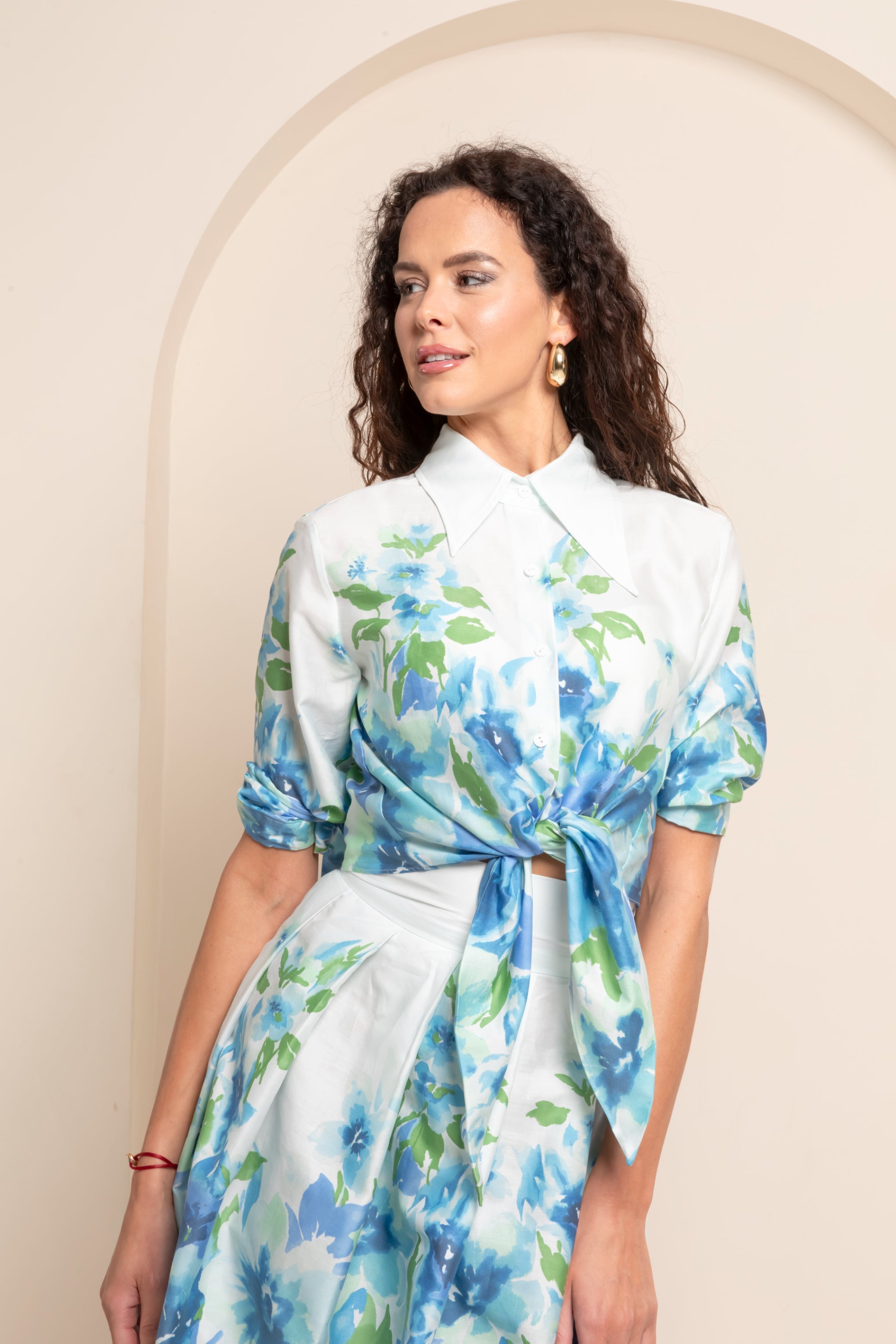THE FIORELLA CROPPED SHIRT