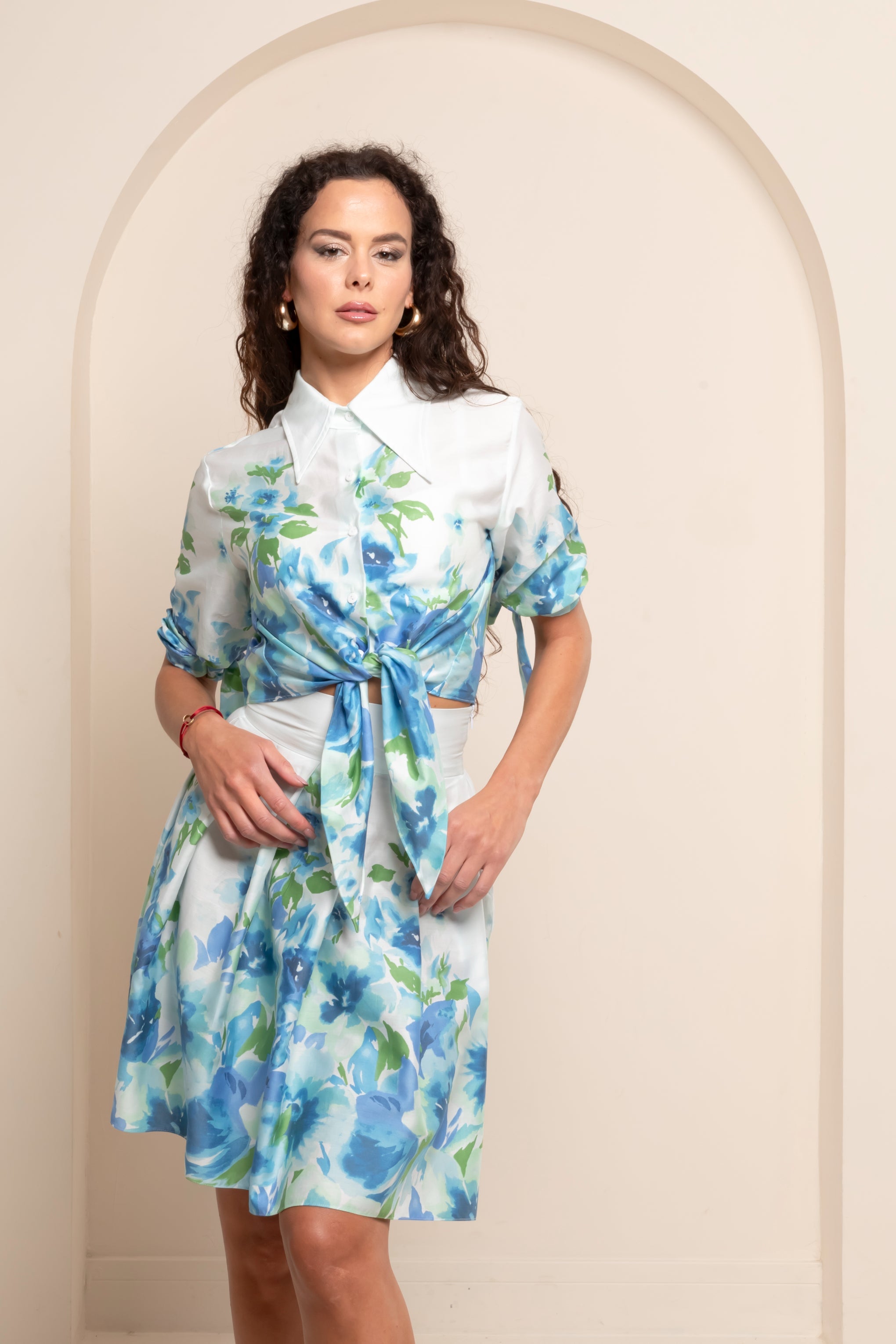 THE FIORELLA CROPPED SHIRT