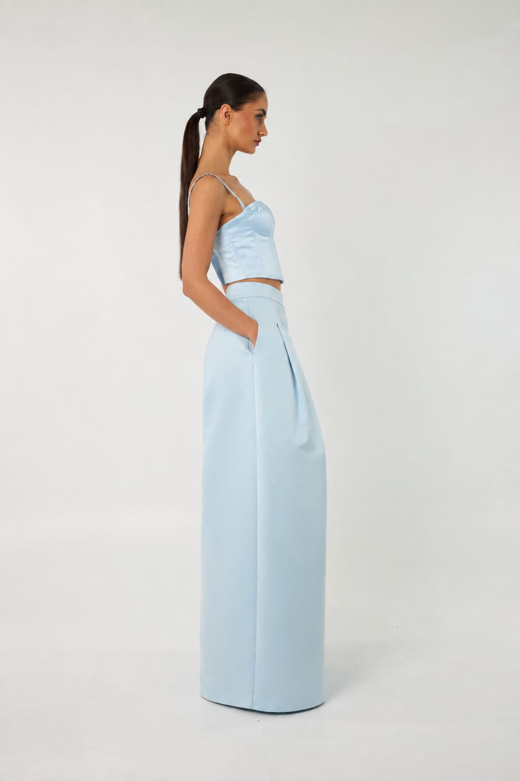 THE RIOT WIDE LEG IN POWDER BLUE