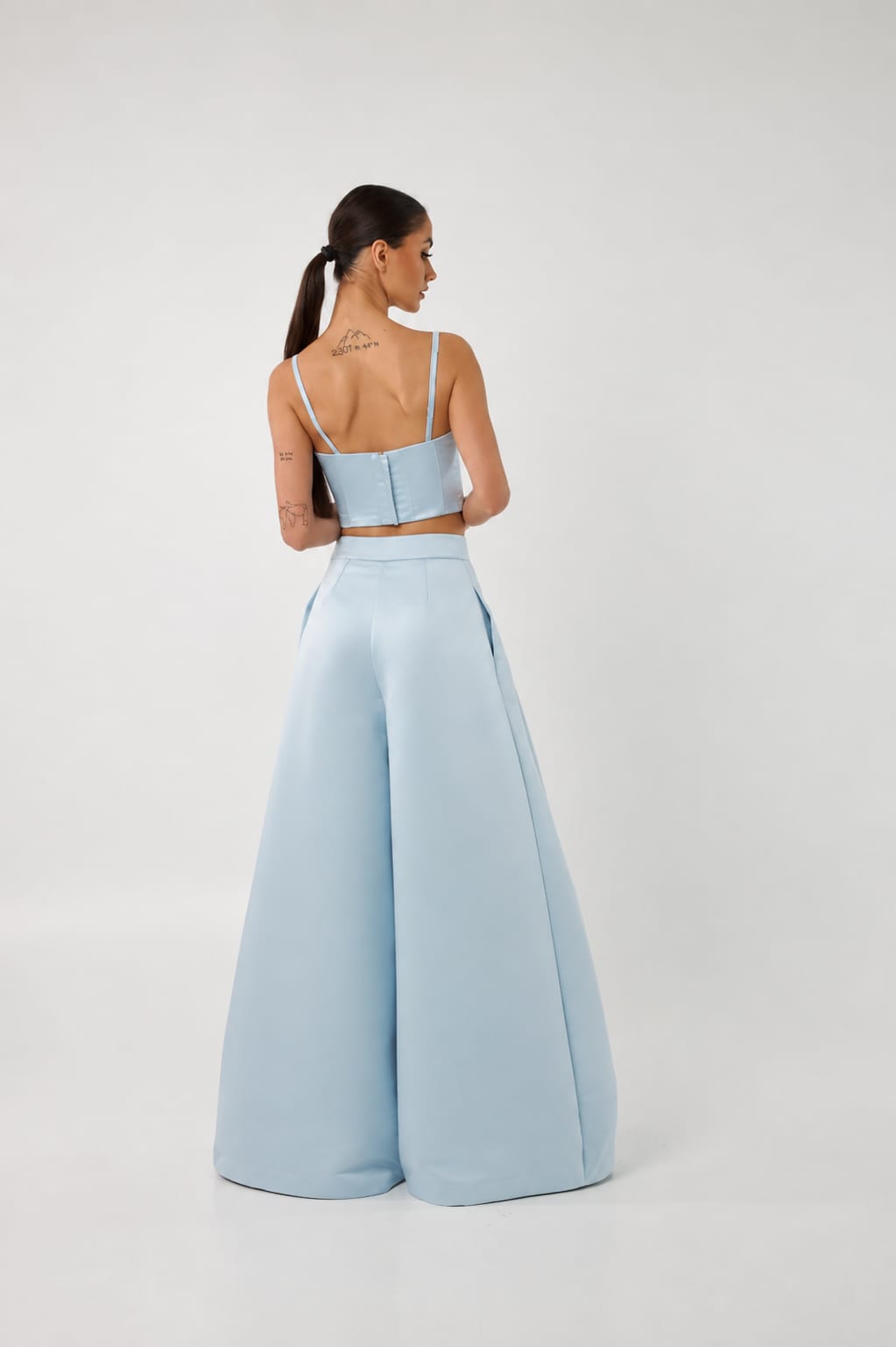 THE RIOT WIDE LEG IN POWDER BLUE