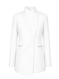 STRUCTURED TAILORED BLAZER WHITE